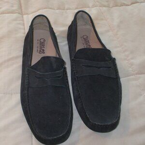 CARLOS Black Suede Loafers